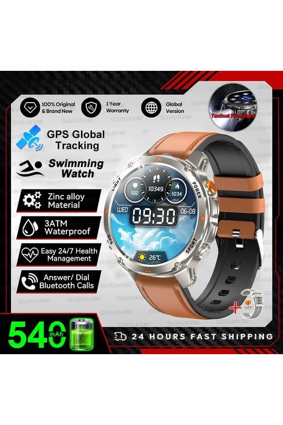 New Professional GPS Sports Smart Watch Outdoor RIDE Run GPS track Swim Watchs Compass Altimeter 3ATM Sports Bracelets Men