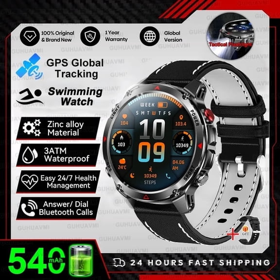 New Professional GPS Sports Smart Watch Outdoor RIDE Run GPS track Swim Watchs Compass Altimeter 3ATM Sports Bracelets Men