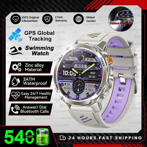New Professional GPS Sports Smart Watch Outdoor RIDE Run GPS track Swim Watchs Compass Altimeter 3ATM Sports Bracelets Men