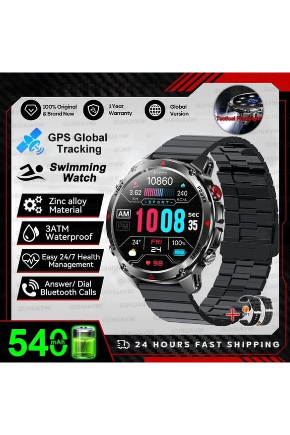 New Professional GPS Sports Smart Watch Outdoor RIDE Run GPS track Swim Watchs Compass Altimeter 3ATM Sports Bracelets Men