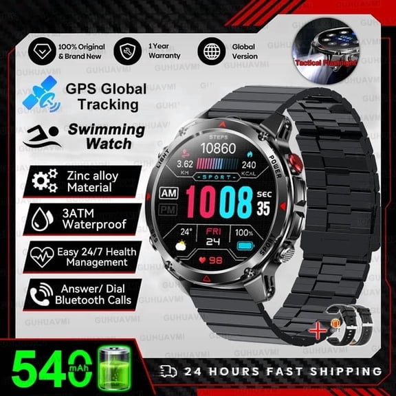 New Professional GPS Sports Smart Watch Outdoor RIDE Run GPS track Swim Watchs Compass Altimeter 3ATM Sports Bracelets Men