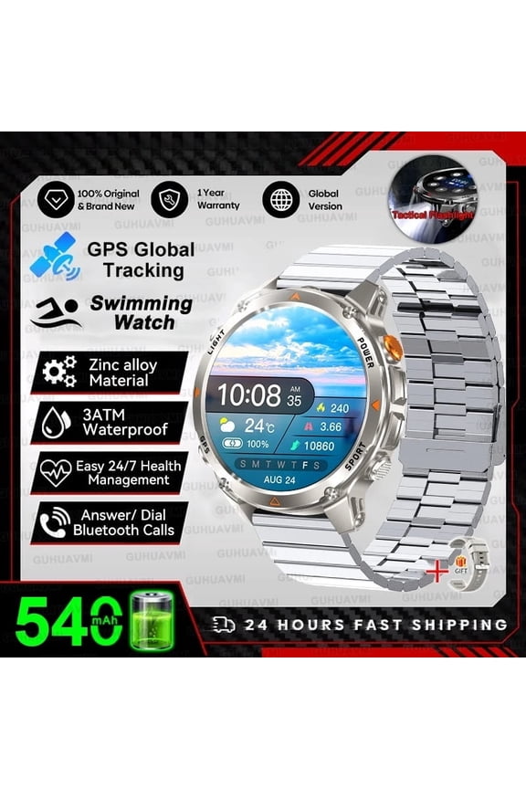 New Professional GPS Sports Smart Watch Outdoor RIDE Run GPS track Swim Watchs Compass Altimeter 3ATM Sports Bracelets Men