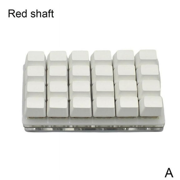 New Programmable Mechanical Keyboard 6keys Macro Keypad Green / Red Switch Diy Customize Usb Programming Shortcut Key Osu! B8I8