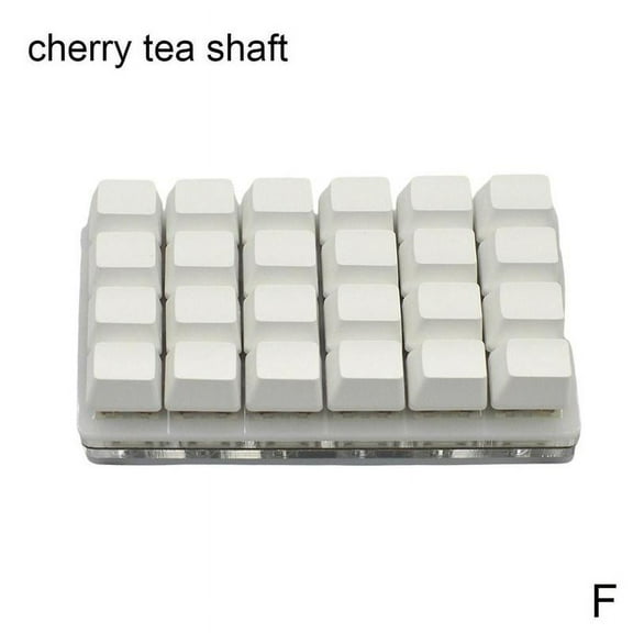 New Programmable Mechanical Keyboard 6keys Macro Keypad Green / Red Switch Diy Customize Usb Programming Shortcut Key Osu!