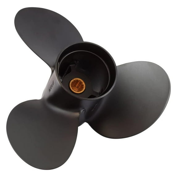 New Propeller Compatible With 8 - 15 HP Johnson/Evinrude 4 Stroke 13 Spline 8 1996 1997 1998 1999 2000 2001 3 Blade 13 Spline Tooth Right Hand Rotation Aluminium By Part Number 2111-093-09 763458