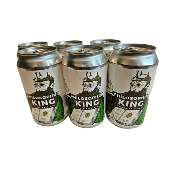 New Province Philosopher King IPA, Craft Beer, 6 Pack, 12 fl oz Aluminum Cans, 6% ABV