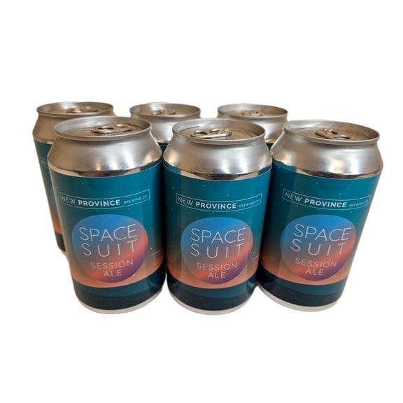 New Province Space Suit Ale, 6 Pack, 12fl. oz. Aluminum Cans, 4.5% ABV, Craft Beer