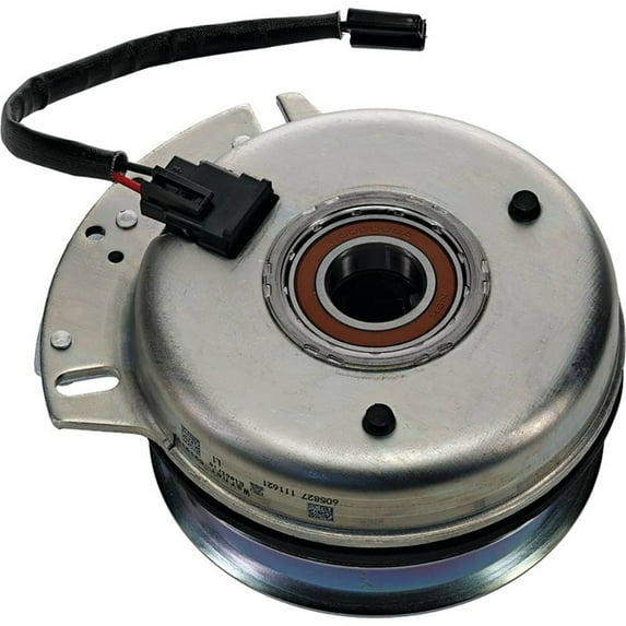 OEM Grade Electric PTO Clutch Compatible with Hustler Raptor 36 In Kohler 6600 42 In 21.5HP Kawasaki FR651 52 In 23HP FR691 Zero Turn 1 1/8 ID 5 3/4 Pulley CCW 1/2 Belt Replaces 605827K