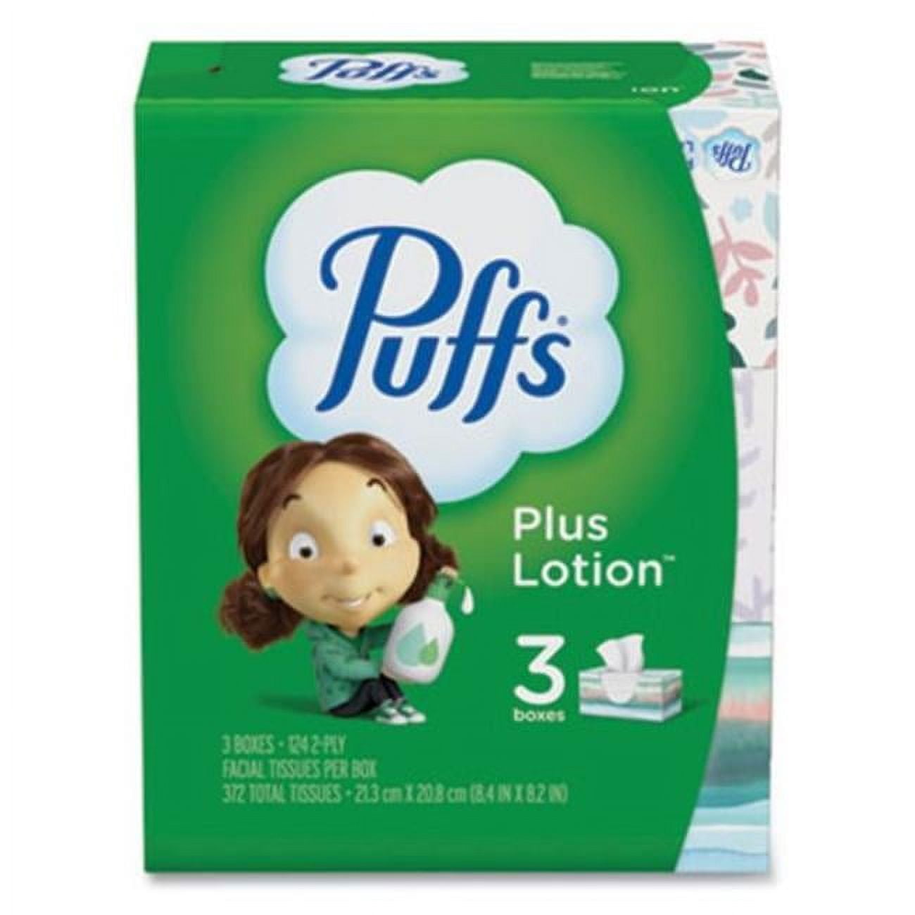 Tissue Box Packet Puffs, Facial Tissue, Pack of 3, 2-Ply Lotion White - Walmart.com