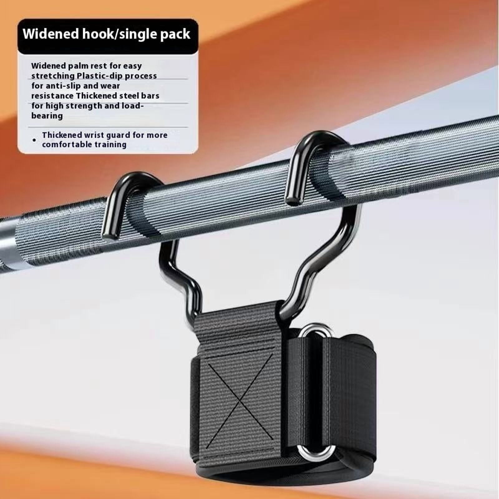 New Pull Up Assistance Hooks for Home Workout Lumbar Support Gym Deadlift Wrist Straps Training Equipment