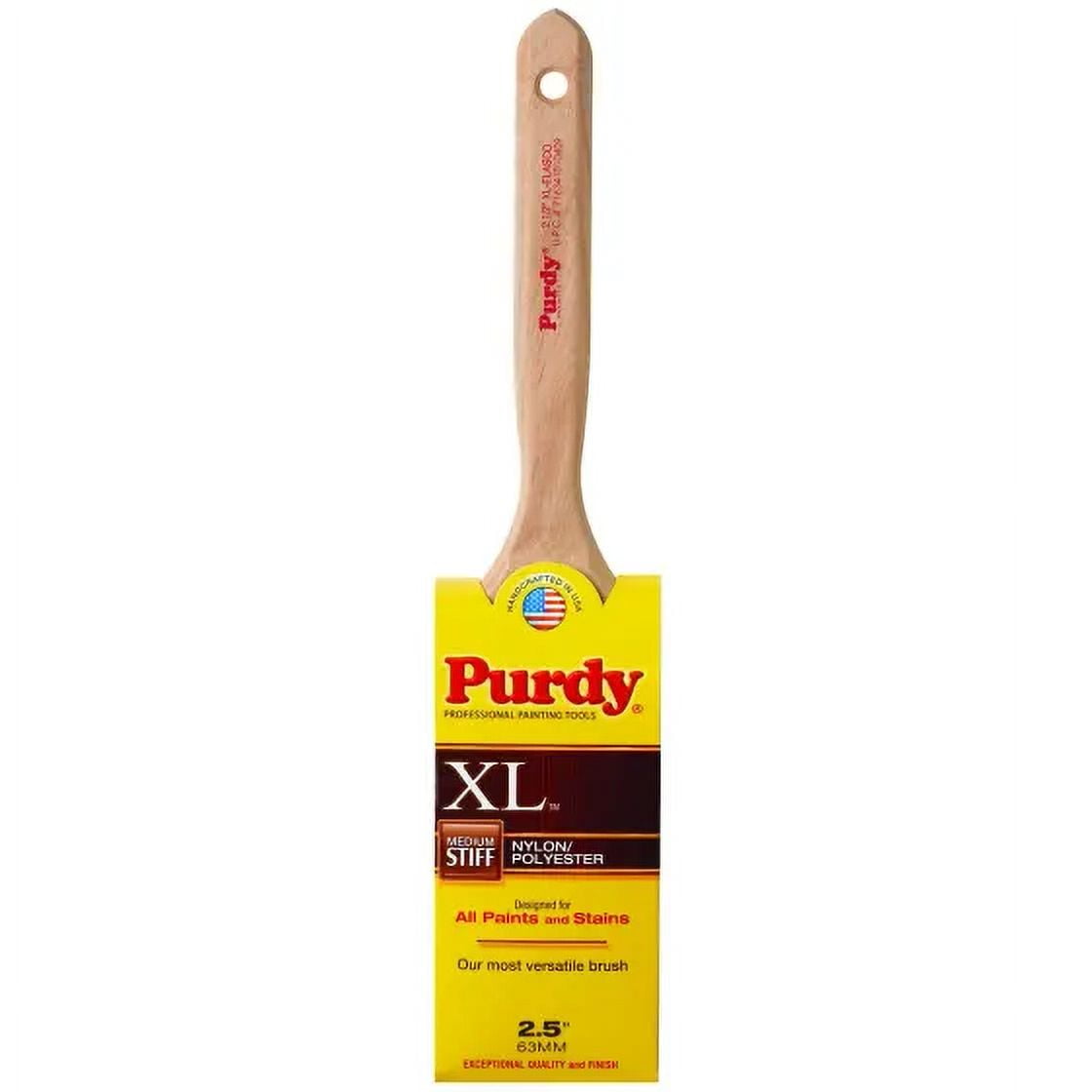 New Purdy 144100325 Nylon Polyester Blend Flat Sash And Trim Brush 21/