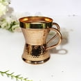thumbnail image 1 of New Pure Copper Netilat Yadayim Cup 100% Kosher Negel vasser wash cup Mug, 1 of 4