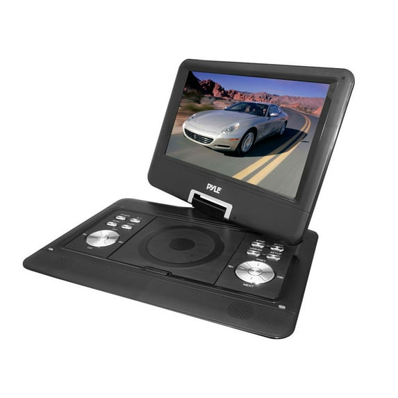 New Pyle PDH14 14" TFT LCD Portable DVD Player USB SD Input Swivel Screen