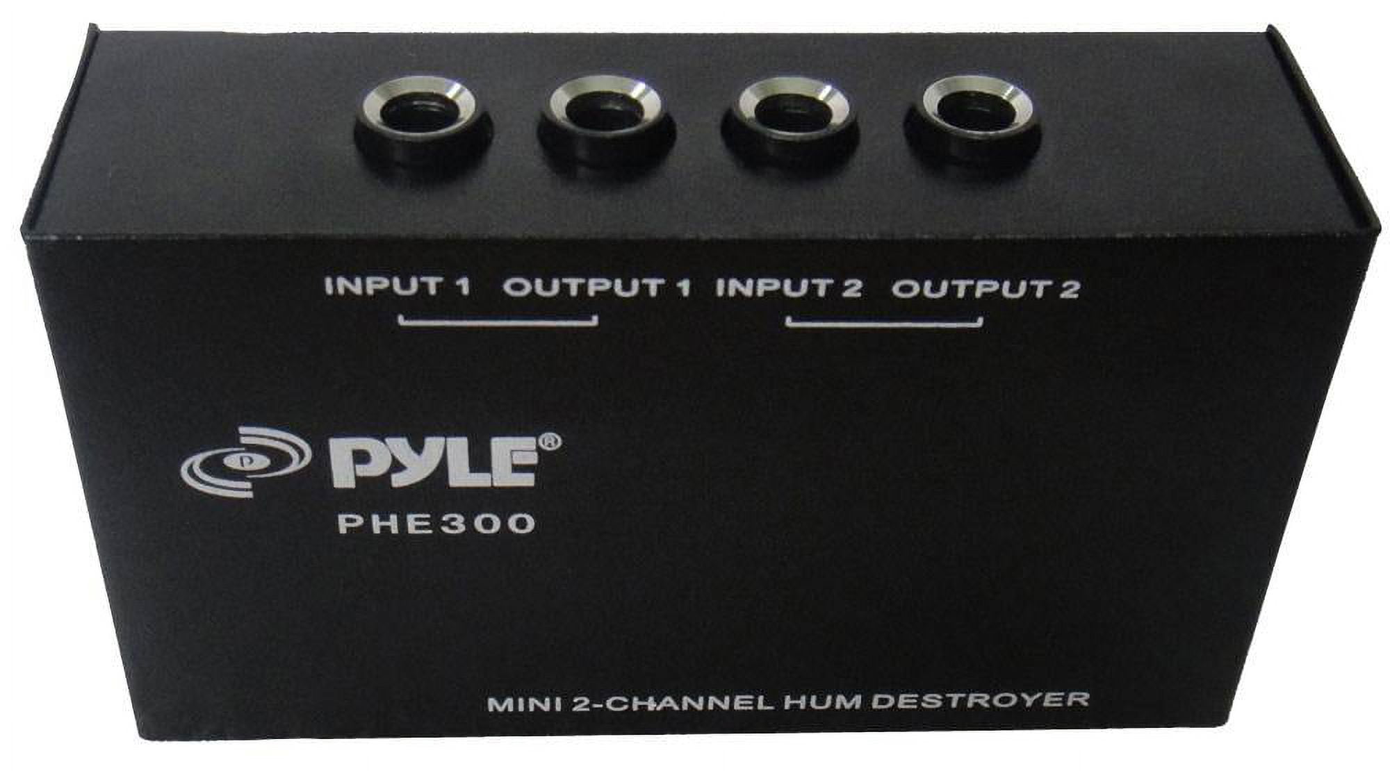 New Pyle PHE300 Compact DJ/Studio 2Channel Hum/Noise Destroyer