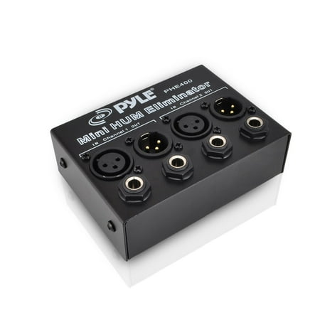 New Pyle PHE400 Compact DJ/Studio 2-Channel Hum/Noise Destroyer Eliminator XLR