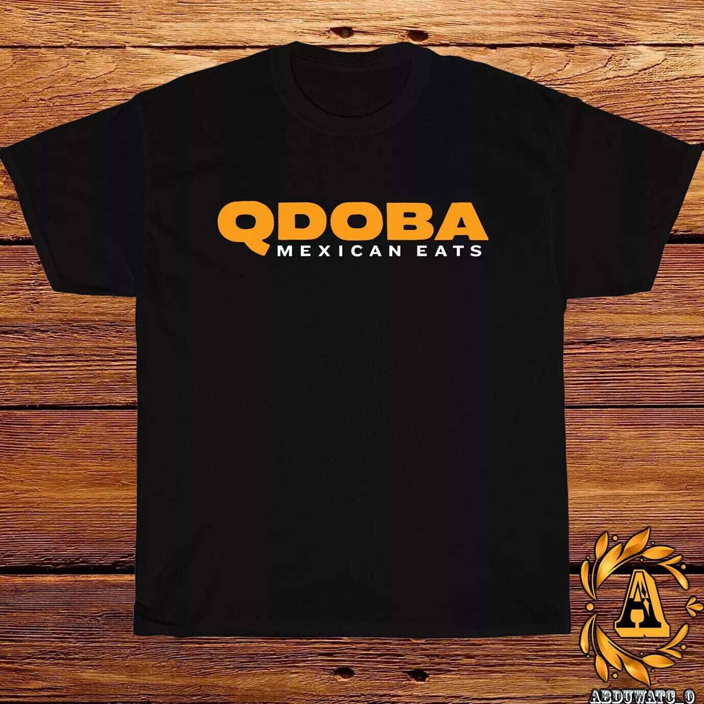 New QDOBA Restaurant Logo Custom Color TShirt S5XL