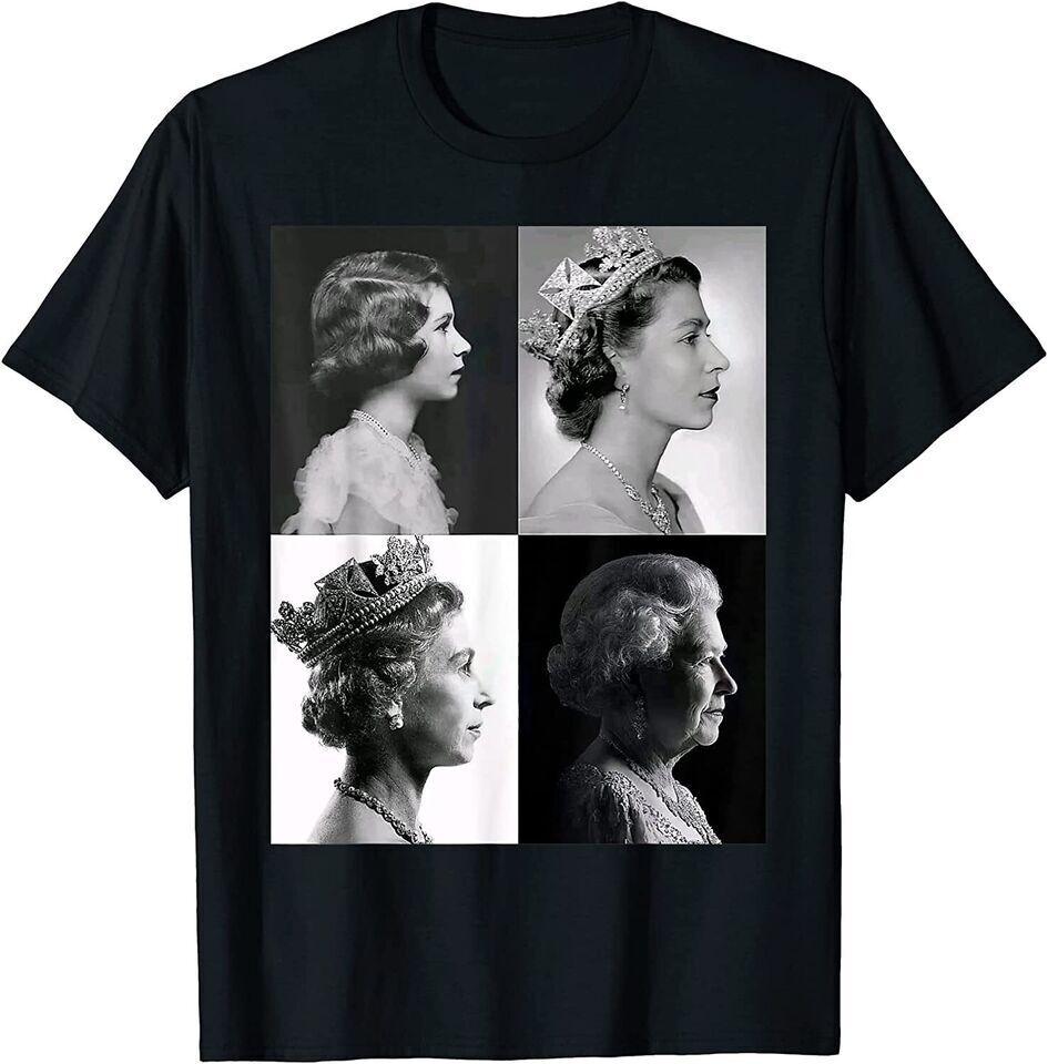 New Queen II Elizabeth England Queen of EnglanUnisex Funny TShirt USA S5XL