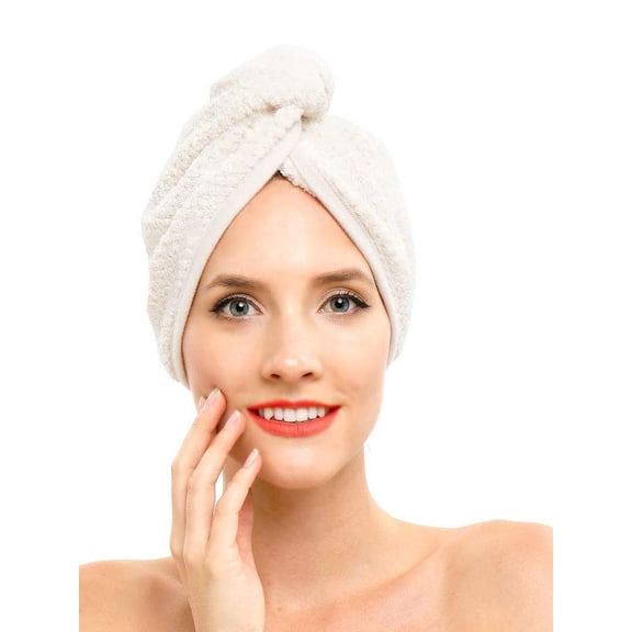 New Quick Dry Head Shower Cap Towel Hair Wrap Soft Microfibre Bath Turban Hot Sale