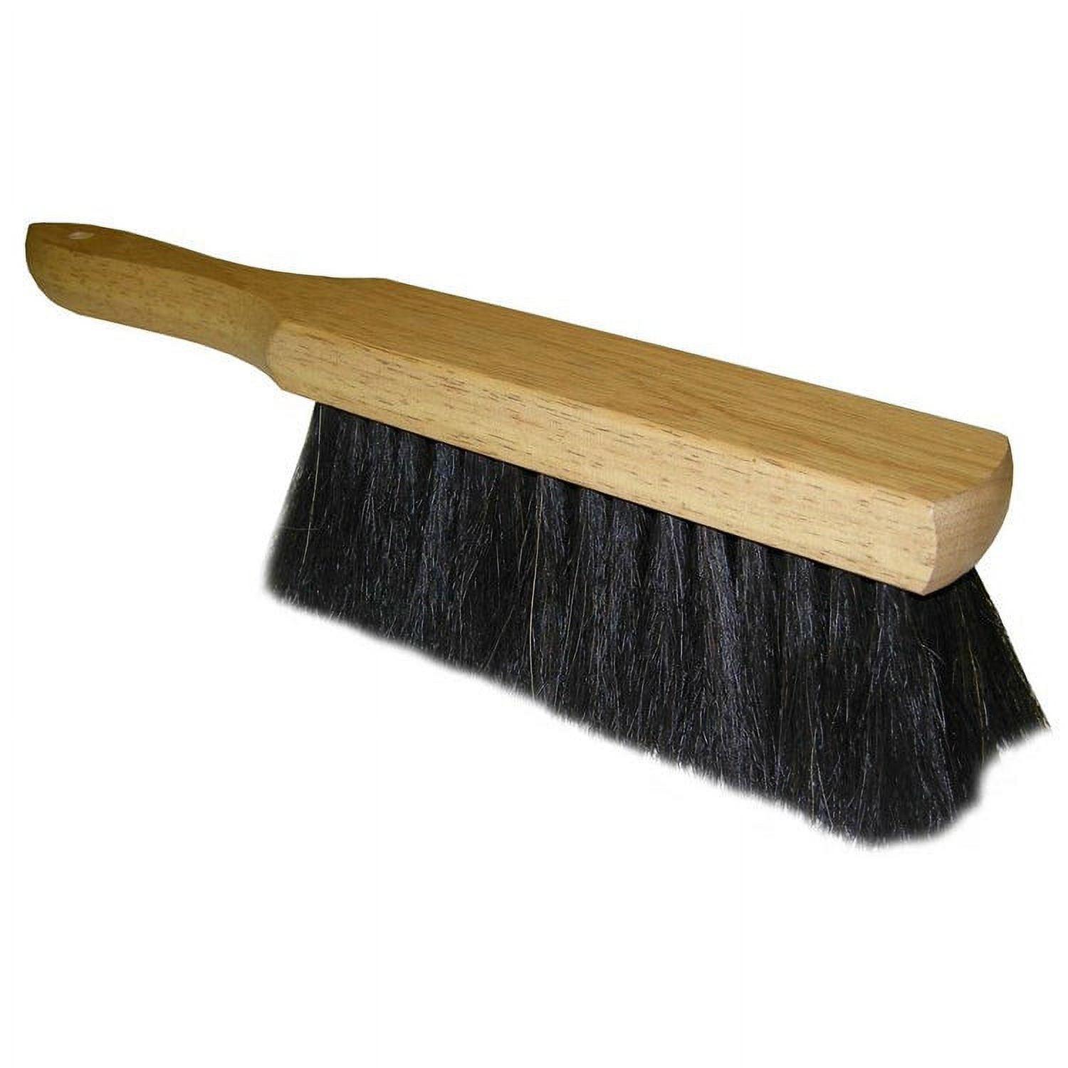 New Quickie 412 Horse Hair Bench Brush with Wood Handle, 13.5