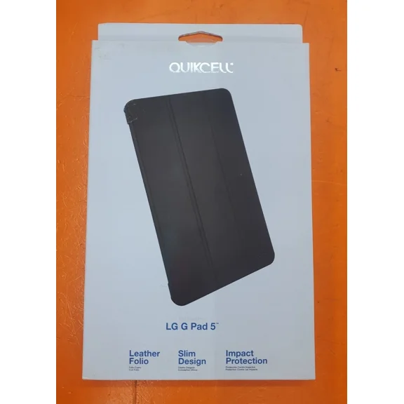 New Quikcell Lg G Pad 5 Impact Tablet Protector Leather Folio