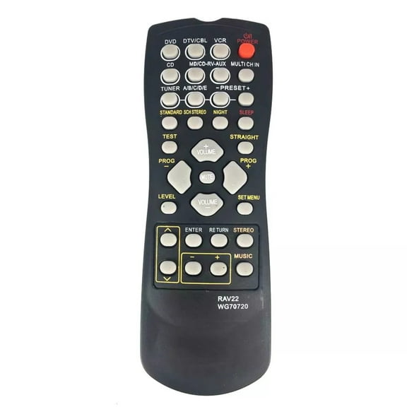 New RAV22 WG70720 For YAMAHA CD DVD Remote Control RX-V350 RX-V357 RX-V359