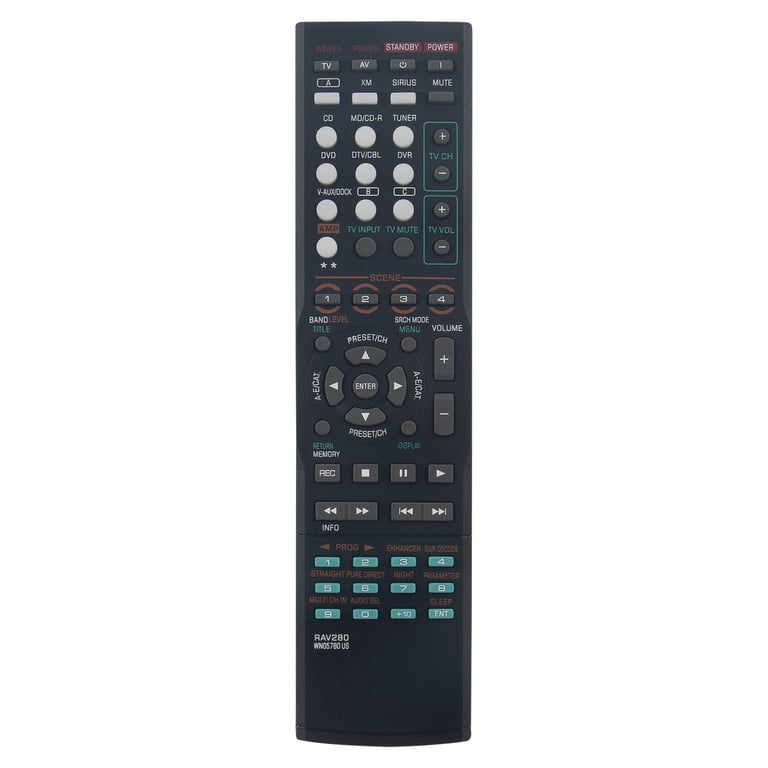 New RAV280 WN05780 Replace Remote Control fit for Yamaha Audio