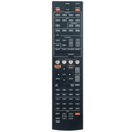 New RAV491 ZF30320 Replaced Remote Control Fit for Yamaha AV Receiver RX-V667 RX-V471 HTR-4064 YHT-897BL ZA113600 RX-V667BL