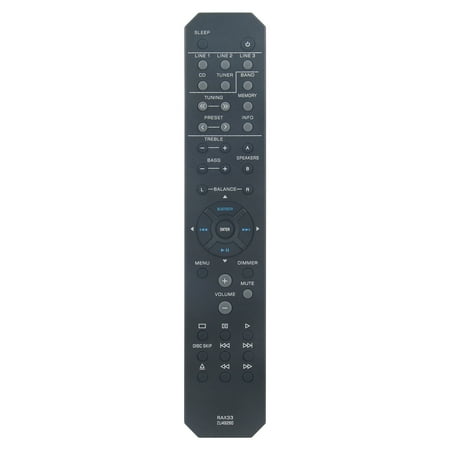 New RAX33 ZU49260 Remote Control for YAMAHA Natural Sound Stereo Receiver R-S202 R-S202BL RS202 RS202BL