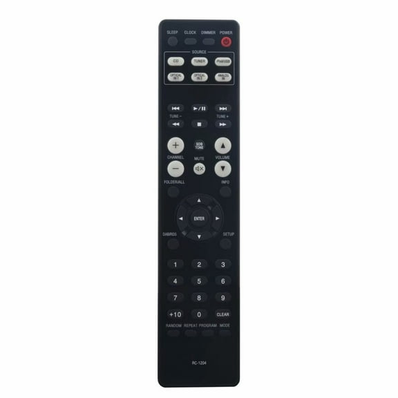 New RC-1204 remote control for Denon Audio/Video Receiver D-M40 D-M40S D-M40SBK