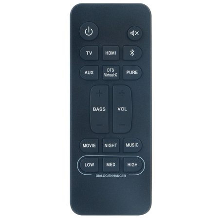 New RC-1236 Replaced Remote Control Fit for Denon Sound Bar DHT-S216 DHT-S216H