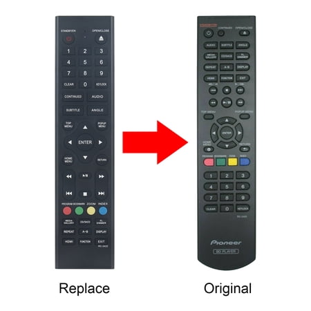 New RC-2422 Remote Control for Pioneer DVD PlayerBDP-150 BDP-150-K BDP-150-S BDP-160-K BDP-160-S