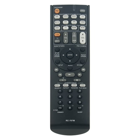 New RC-707M Replace Remote Control fit for Onkyo AV Receiver HTP-750X HT-R667 HT-S6100 AVX-760LD SKB-750XL SKC-750XC