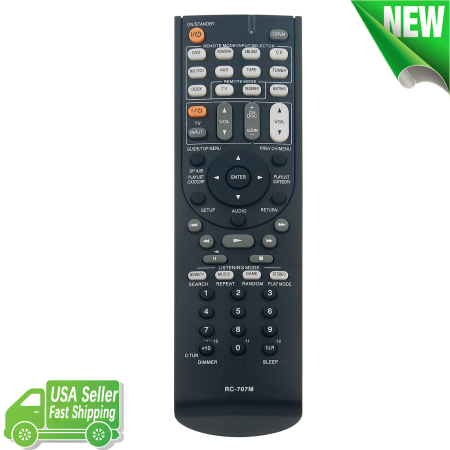 New RC-707M Replaced Remote Control Fit For Onkyo AV Receiver HT-S6100 HT-R560 AVX-760LD SKB-750XL