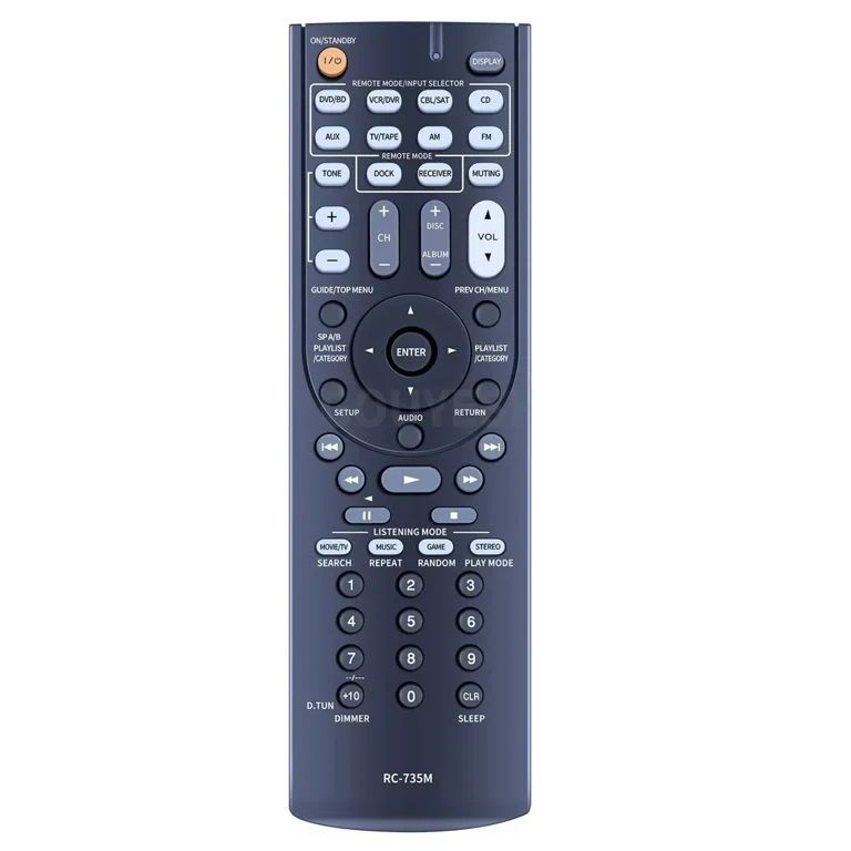 New RC-735M Remote Control For Onkyo AV Receiver HT-S3200 HT-R370