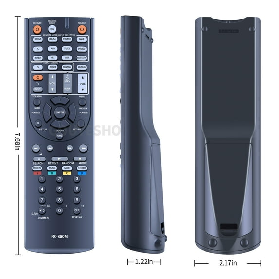 New RC-880M Replacement Remote Control For Onkyo AV Receiver HT-RC660 HT-S7700 HT-R693 TX-NR636