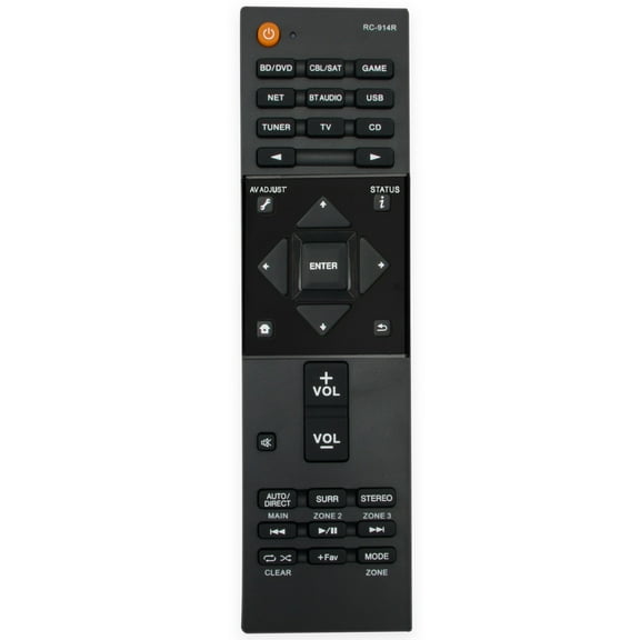 New RC-914R replace remote control fit for Pioneer AV Receiver VSX-LX302 SC-LX501 SC-LX502