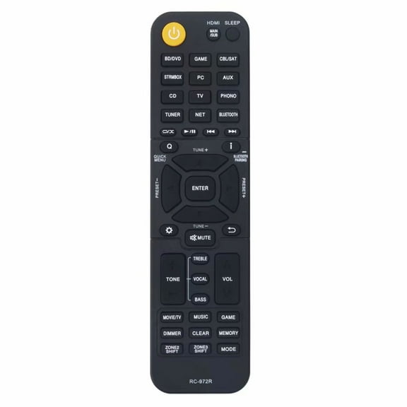 New RC-972R remote control for Onkyo Audio TX-NR797 TX-RZ840 TX-NR696