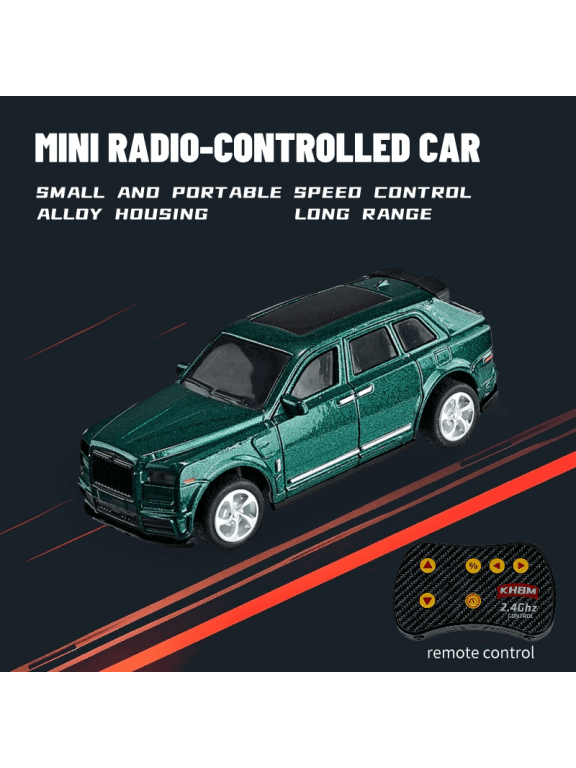 New RC Car MINI Alloy 1/64 Remote Control Car Convenient to Carry 60 Minutes of Work Time Children's Gifts Electronic Toys
