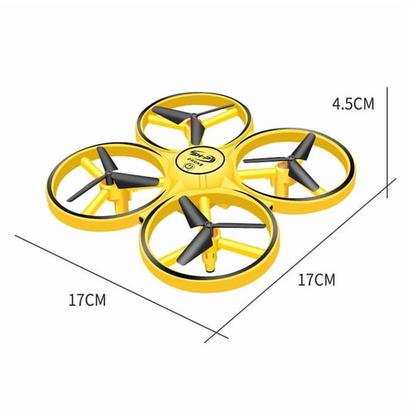 New RC Mini Quadcopter Induction Drone Smart Watch Remote Sensing Gesture Aircraft UFO Hand Control Drone Altitude Hold Kids
