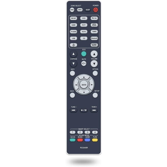 New RC034SR Replacement Remote Control for Marantz AV Surround Receiver NR1608 SR5012