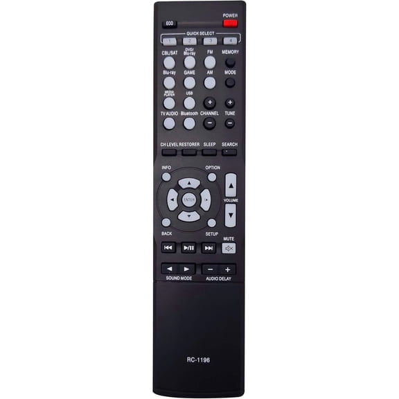 New RC1196 RC-1196 Replacement Remote Control for Denon AV Receiver AVR-S500BT AVR-S510BT AVR-X510BT