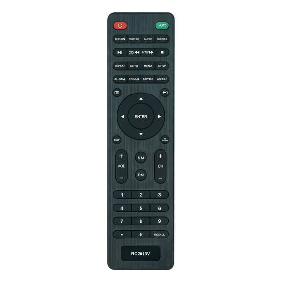 New RC2013V Replace Remote Control compatible with VIORE RC2013V TV Remote Control for LED19VH50 LED19VH50M LED19VH55D LED22VF50 LED26VF55D