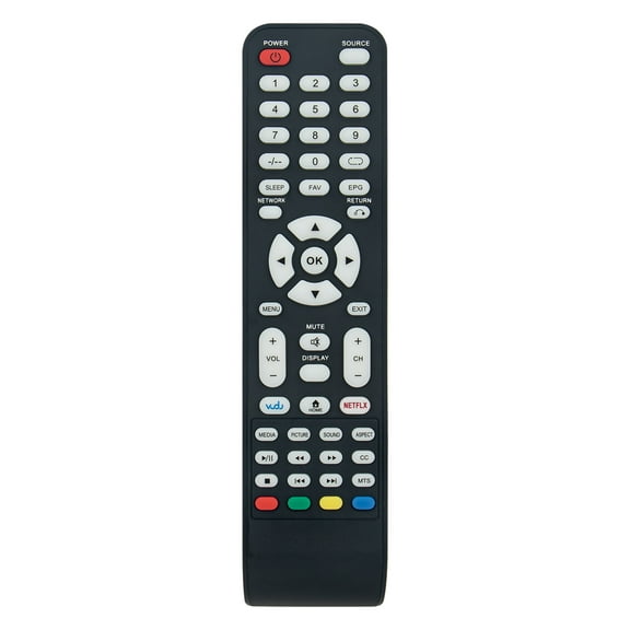 New RC3009V Replace Remote Control fit for VIORE RC3009V NETFLIX VDU