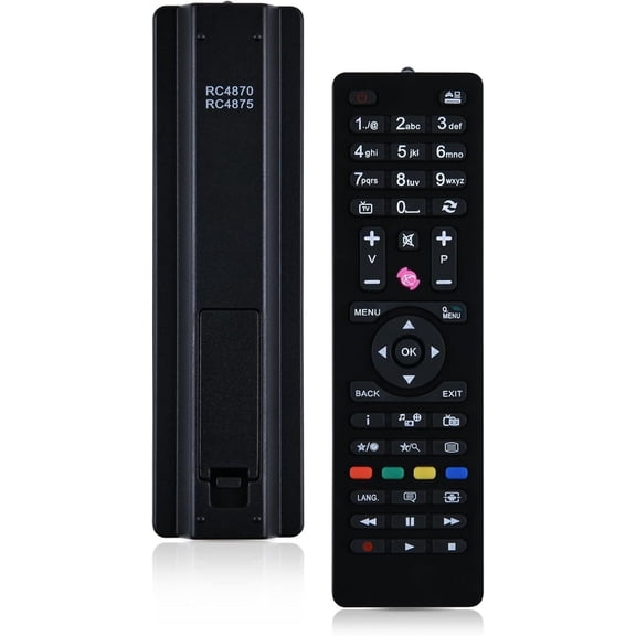 New RC4870 Replacement Remote Control RC4870 RC4875 for JVC Telefunken Finlux Digihome JMB VOX TV