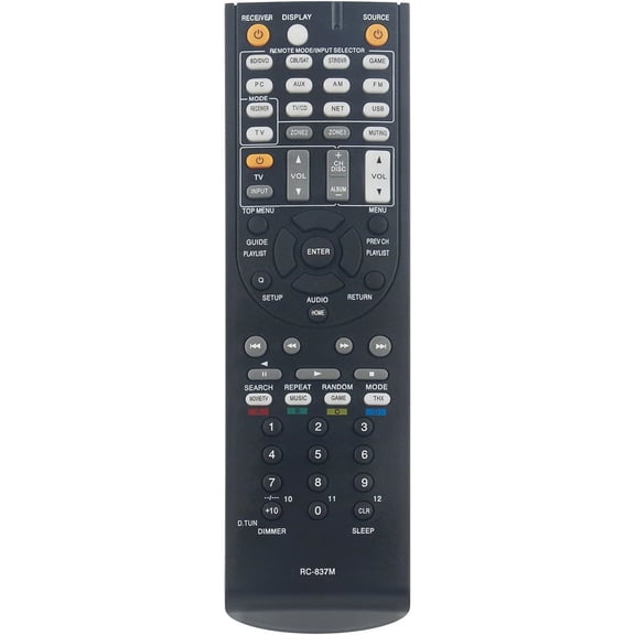 New RC837M RC-837M Replacement Remote Control Commander fit for Onkyo AV Receiver TX-NR414 HT-S6500 HT-R494 HT-S5800