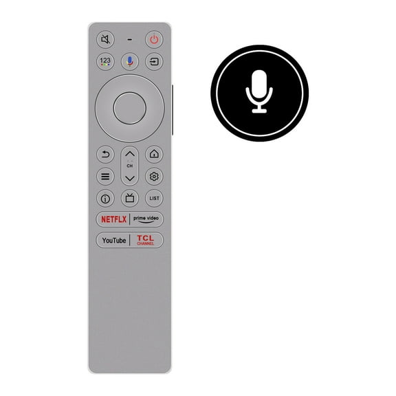 New RC933 FUB1 RC933A Voice Replace Remote Control Fits for TCL Mini LED Android Smart TV RC933 FUB1 Remote Control 85C755 50C755 65C755 75C755 98C755 85Q10B 98Q10B 98C855