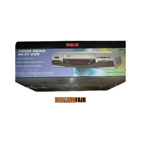 New RCA VR637HF 4-Head Hi-Fi VCR