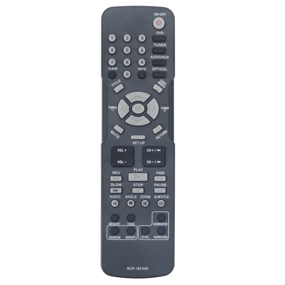 New RCR192AA9 Remote Control for RCA Home Unit Rtd315wr Rtd317w