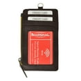 thumbnail image 1 of New RFID Premium Leather ID Window Credit Cards Zipper Neck Wallet RFID P 861 (C), 1 of 5