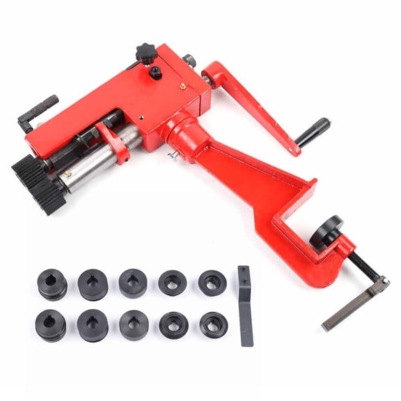 New RM-08 7" Sheet Metal Fabrication Bead Roller, Rotary Machine 22-Gauge W/ 6 Dies